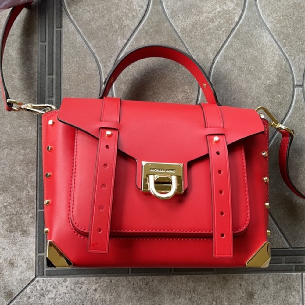 Michael Kors Manhattan Medium School Satchel - Picture 1 of 16